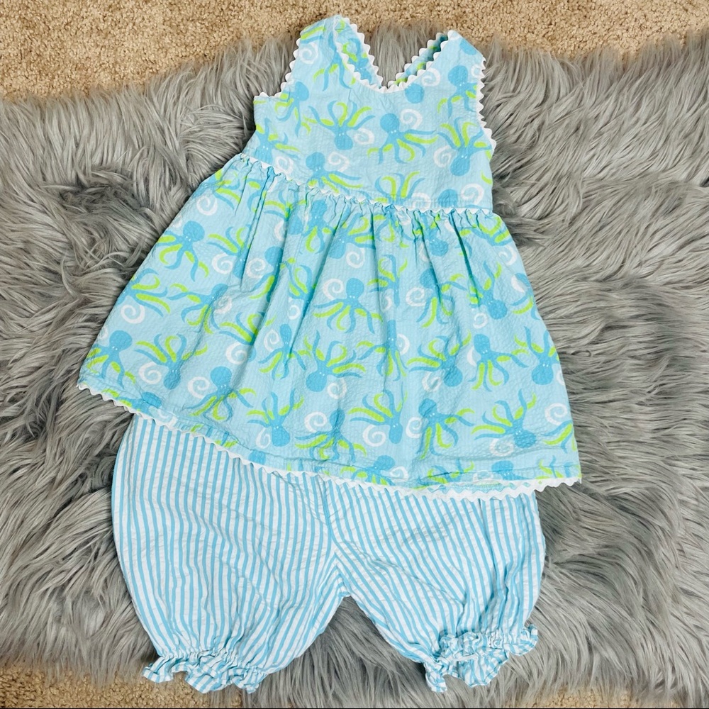 Patsy Aiken matching toddler girl set  🐙
